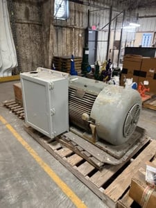 600 HP 3575 RPM Baldor, Frame 5009S, TEFC, 460V.AC.