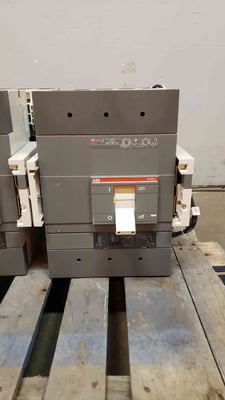 1000 Amps, ABB, M1438, S7H 4 pole unit, 600VAC, SACE PR211