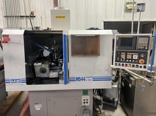 Monnier + Zahner Monnier & Zahner #M544, CNC thread whirling machine, 4-Axis Fanuc 21iM, tooling, 2004