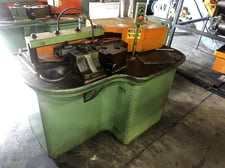 5/16" x 2" Hartford #312, hand feed thread roller, with box of flat dies, 5 HP