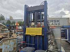 HICO custom made vertical baler, 20 HP, 575 V., 3 phase