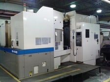 Okuma #MA-60HB, 4-Axis CNC horizontal machining center, OSP U100M, 39.4" X, 31.5" Y, 31.5" Z, 5000 RPM, 60