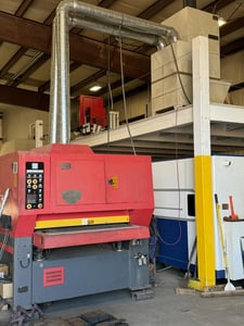 Jonsen #SG1300JS, surface finishing machine, 51" work width, 6.6 to 59 fpm, hariline surface finish