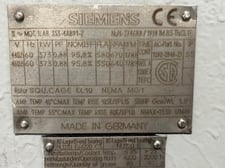 Image for 500 HP 1788 RPM Siemens, TEFC, tefc, 440/460 Volts, AC Part # 1080-2848-29
