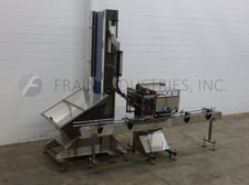 E-Pak #Snap-Cap, automaitc, inline, Stainless Steel, snap capacity feeder, capper & conveyor, 10-90