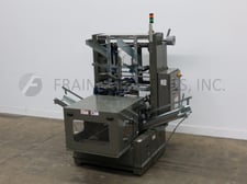 SWF #BF400VB, 3-piece case former, (6) suction cup vacuum pic n place, friction feed wheel