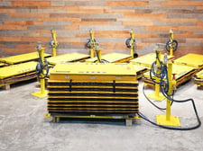 3000 lb. Knight #CL2444-3000, scissor lift, 24" x44" platform, pneumatic Control pedestal, 2022