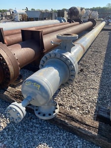 887 sq.ft., 1440 psi shell, 1440 psi tubes, Est Heat Exchanger LLC, surplus gas/gas heat exchanger, 125°F