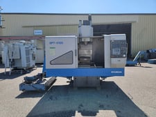 Hyundai #SPT-V100, CNC vertical machining center, 3-Axis, 31" X, 18" Y, 24" Z, 24 automatic tool changer, #40