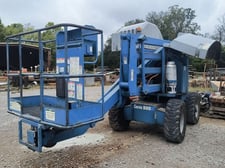 Genie #Z45/22, 4WD boom lift, LPG, 45' platform reach, 23' horizontal reach, 63 HP, 4000 RPM, 1994