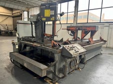 18" x 24" HEM #VT120-HA-60-TS, fully automatic tilt frame vertical bandsaw, 65-300 FPM, 2012
