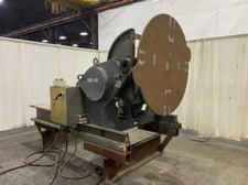 6000 lb. Ransome #60P, welding positioner, 60" table, 0-135&deg; power tilt, pendant Control, 2 HP