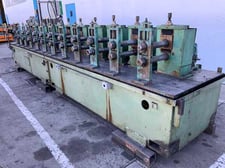 12 Stand, Roll Form Design #2.5, rollformer, 2-1/2" spindle diameter, 12" roll space, 20 HP, 1994