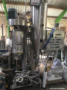 Alfa-Laval #CONTHERM-6X3, Scraped Surface Heat Exchanger, 316L Stainless Steel, Vertical