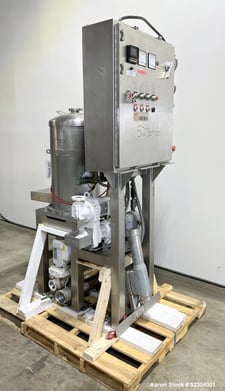 Groen #DR1218, Scrap Surface Heat Exchanger/ Evaporator, 304 Stainless Steel, Frame Mounted