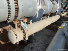 140 sq.ft., Southern Heat Exchanger Shell & Tube Heat Exchanger, shell rated 700 psi, Installed but Unused