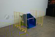 Hydraulic Ground Level Loading Tote Dump, Cherry' s Industrial #BXD-2500-48, up to 2500 lbs.