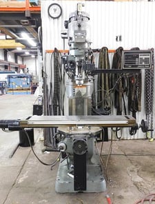 Bridgeport #2J, CNC vertical mill, 9" x48" tbl., 2 HP, 12" X, 32" Y, 16" Z, 60-4200 RPM, R-8, power draw bar