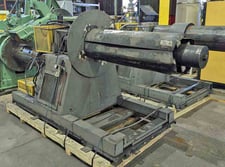 10000 lb. Roll Form #456, uncoiler, 48" width, 18"-22" expansion, 72" O.D., 42" passline, 1979