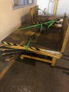 4000 lb. Ecoa #HHT-04-45-M-48048, lift & tilt table, 48" x48" platform, pendant, 2007