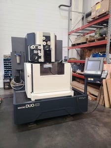 Makino #DUO43, wire Electrical Discharge Machine, 17.8" X, 11.8" Y, 12.6" Z, 27.95" x21.04" table, multi-step