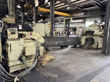 15000 lb. Minster #MR15-26S / MSH30-26-7 / MEF5-26, feed lines, 26" x.151" stock, 60" OD, 20"-24" ID, 3-leaf