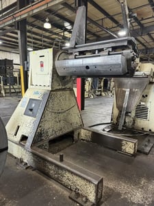 24000 lb. Minster #MRH20-38S / MSH30-32-7, reel & straightener, 32" x.156" stock, 72" OD, 20"-24" ID, 3-leaf
