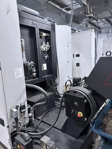 Daewoo Doosan #NHP-4000, horizontal machining center, 60 automatic tool changer, 22" X, 25.2" Y, 26" Z, 15000