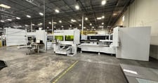 20 Ton, Trumpf #Trumatic-6000, fiber punch/laser combo, 3000 watts, 61" x120" tbl., 2018