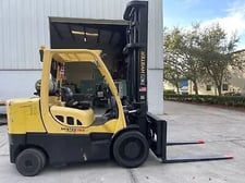 15000 lb. Hyster #S155FT, forklift, 24" lift capacity, 60" fork length, 177" lift height, side shift, 2008