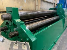 10' x 3/8" American Hercules #25010, plate bending rolls, air drop end, power roll lift