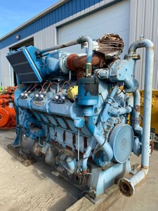 1500 RPM, Waukesha #L36GLD, Natural Gas Core Engine, s/n C- 60030/1