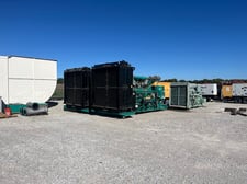 1750 KW Cummins #DQKAA, diesel generator set, 2400/4160 Volts, 3-phase, 324 hours, 2923 HP @ 1800 RPM