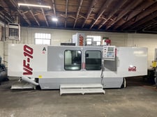 Haas #VF-10/50, Vertical Machining Center, 3-Axis, 120" X, 32" Y, 30" Z, 120" width x 28" L Table, 30 HP