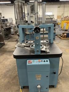 23.6" Cleveland #600, Lapping Machine, (3) 9.75" rings, 60 rotations/min., 220 V