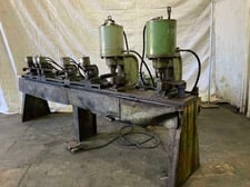 30 Ton, W.A. Whitney flange punches (5) & 100 ton Fabriline flange (2 available)