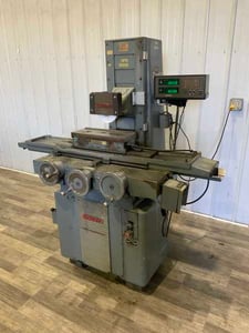 6" x 18" Gardner #618, horizontal surface grinder, Walker finelline magnetic chuck, 2-Axis digital read out
