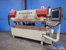 60 Ton, Accurpress, Advantage #7608, hydraulic press brake, 8' overall, 52" between housing, 8" stroke, 2005