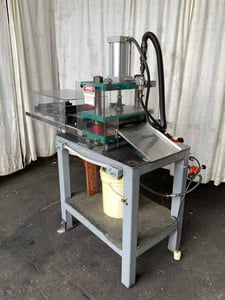 2 Ton, Pneumatic cut-off press, 2 -1/2" stroke, 19" x10" area of bed ram, 12" material width