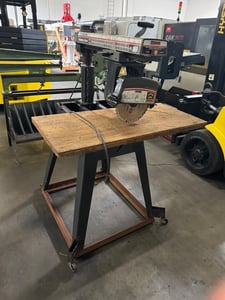 Craftsman 10" radial arm saw, 16" blade in rip, 3450 RPM, 2.5 HP, Blade Gaurd, Tilting Blade