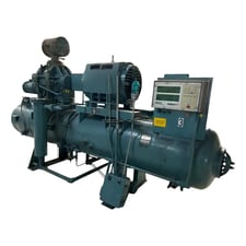 400 HP Frick #RWB-II-177H, rotary screw compressor, 460 V., R22, 3600 RPM, 300 psig, Frick TDSH233S, Frick