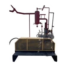 60 HP Mycom #N4WB, 4 cylinder belt driven reciprocating compressor, 260/460 V.