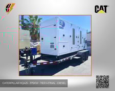 375 KW Caterpillar #XQ425, rental grade power module, sound attenuated enclosure, Tier 4 Final, 480 Volts