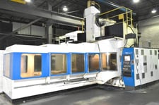 Huron #KX200, 5-Axis bridge type CNC vertical machining center, Siemens Sinumerik 840D, 90.5" X, 49.2" Y
