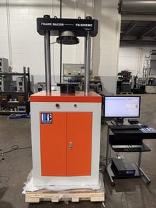 100000 lbf. (500kN) Frank Bacon #FB-500EMC, Compression Test System