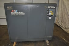 50 HP Atlas Copco #GX37FF, rotary screw / sliding vane air compressor, 204 cfm, 124 psi, 2005