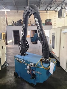 1000 cfm Air Flow Systems #PCH2-BI-PG6-PG1U-LTK65LB-REG-EXHE, portable dust collector