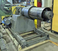 10000 lb. Roll Form Co. #457, recoiler, 48" capacity, 72" outside dimension, 16" diameter x 52" face mandrel