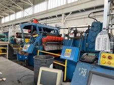 72" x .12" Sesco, blanking line w/ oscillating shear, 45° max shear angle, up to 30 SPM