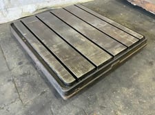 62" x 55", T-slotted floor plate
